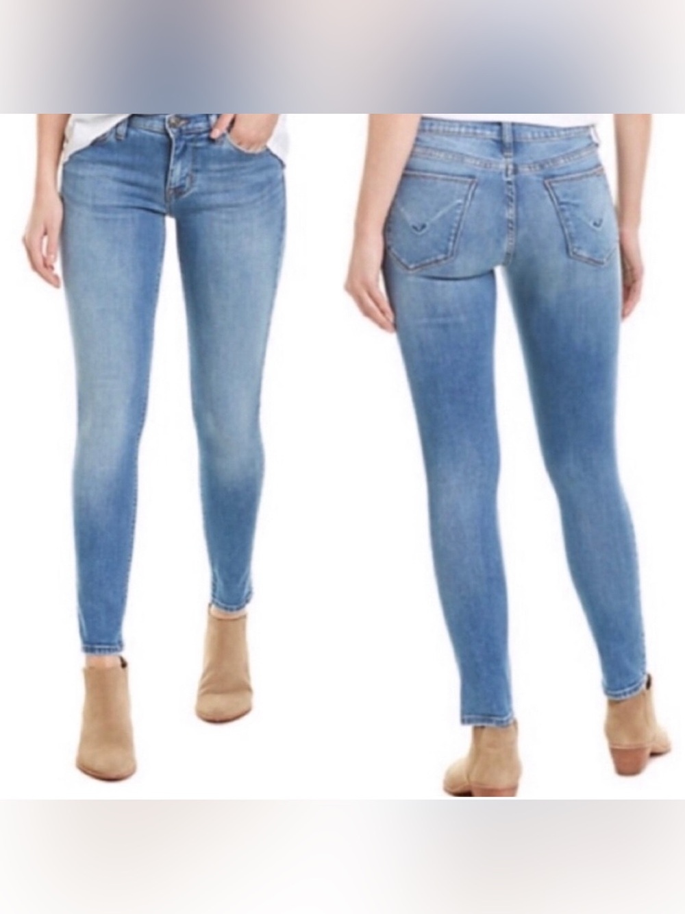 NWT Hudson Krista Crop Super skinny jeans